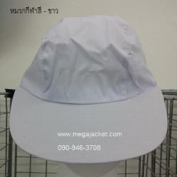 สีขาว ขายส่งหมวกกีฬาสีราคาถูก เด็กอนุบาล/ เด็กประถม+รับสกรีนตราโรงเรียน  063-263-9542 