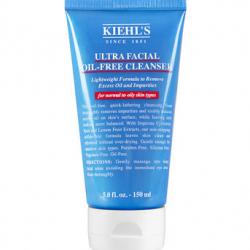Kiehl's Ultra Facial Oil-Free Cleanser 150 ml. โฟมล้างหน้ามีฟอง ทำความสะอาดผิวหน้า ช่วยขจัดสิ่งสกปรกออกอย่างหมดจดและลดความมันส่วนเกินบนใบหน้าโดยไม่ทำให้ผิวแห้ง พร้อมทำให้ผิวดูเรียบสมดุลกว่าเดิม   ด้วยส่วนผสมของ Imperata Cylindrica Root แล