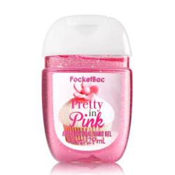 **พร้อมส่ง**Bath & Body Works Pretty in Pink PocketBac Sanitizing Hand Gel 29 ml. เจลล้างมือขนาดพกพาแบบไม่ต้องใช้น้ำ สูตรแอนตี้แบคทีเรีย ฆ่าแบคทีเรียได้ 99.9% กลิ่นมะนาวผสมวนิลลา หอมนุ่มสดชื่น