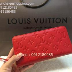 กระเป๋าสตางค์ Louis Vuitton Wallet หนังปั๊ม เกรด Top Hiend  งานสวยมากค่ะ