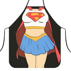 ++พร้อมส่ง++ผ้ากันเปื้อนลายซุปเปอร์วูแมน Super Woman
