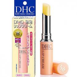 DHC Lip Cream 1.5g. ลิปบำรุงริมฝีปาก ยอดขายอันดับ 1ในญี่ปุ่น ช่วยให้ริมฝีปากเนียนนุ่มน่าสัมผัส และยังช่วยรักษาความชุ่มชื้น ดูแลให้ริมฝีปากอ่อนนุ่ม ชุ่มชื่น ไม่แห้ง แตก เป็นขุย ให้ริมฝีปากเป็นสีชมพูสวยใสเป็นธรรมชาติ ชนะเลิศรางวัลThe Best cosmetic