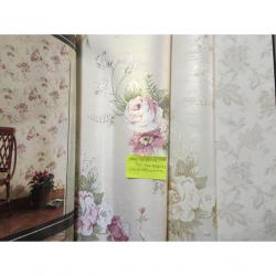 wallpaper ลายวินเทจ ดอกไม้ 2 
