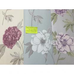 wallpaper ลายวินเทจ ดอกไม้ 2  กว้าง53cm ยาว10m