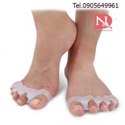 ซิลิโคนกั้นนิ้วเท้าทั้ง5นิ้วสำหรับแก้ไขนิ้วเท้าเกนิ้วเท้าเกยกัน สำหรับใส่นอนใส่เดินในบ้าน