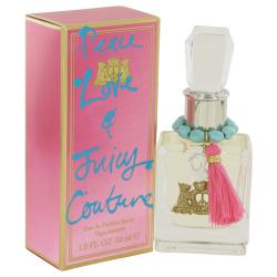 Juicy Couture Peace Love & Juicy Couture Eau de Parfum for Women 30ml. น้ำหอมกลิ่นที่เข้าใจผู้หญิงที่สุด กลิ่่นหอมหวาน อบอุ่นและสดใสด้วยกลิ่นของดอกไม้นานาชนิด แนว Floral-Fruity เริ่มต้นด้วยการผสมกันระหว่างเลมอน, แบล๊คเคอแรนท์, และแอปเปิ้ล 
