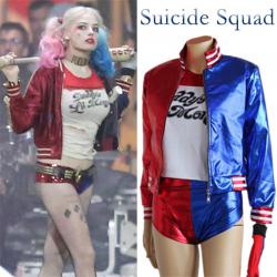 ++พร้อมส่ง++(เซ็ท3ชิ้น)เสื้อ+กางเกง+แจ๊กเก็ตฮาร์ลีย์ควินท์ แห่งทีม Suicide Squad แฟน Joker ชุดฮาร์ลีย์  ฮารีย์ ควินท์