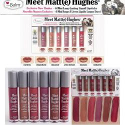 *พร้อมส่ง*New!! The Balm Meet Matte Hughes 6 Mini Long Lasting Liquid Lipstick Volume 2 Exclutive New Shade เซ็ทลิปเนื้อแมทจิ้มจุ่มไซส์มินิ 6 สีใหม่ล่าสุด ต่างกับเวอร์ชั่นแรกที่จะมีเฉดสีโทนสดใส สว่างขึ้น แต่ยังคงคอนเซ็ปต์นู้ดๆเช่นเดิมค่ะ มีตั้งแต่โทนนู้ดน