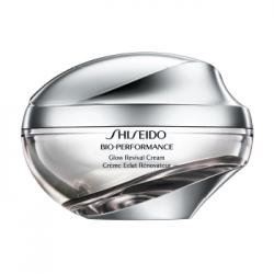 Shiseido Bio Performance Glow Revival Cream 50ml. ครีมบำรุงผิว ลดเลือนและชะลอการเกิดริ้วรอย ยืดอายุผิวให้อ่อนเยาว์ไว้ให้นานที่สุด มอบผิวเปล่งปลั่ง ลดความหมองคล้ำ รอยแดง สีผิวสม่ำเสมอ รูขุมขนกระชับ เติมเต็มร่องผิว ให้เรียบเนียนขึ้น ด้วยส่วนผสมข