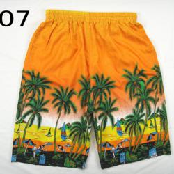 (พร้อมส่ง โทนสีเหลือง) กางเกงขาสั้นผู้ชาย กางเกงเที่ยวทะเล กางเกงเล่นน้ำ กางเกงขาสั้น