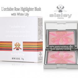 **พร้อมส่ง**ส่งฟรี EMS Sisley L'orchidee Rose Highlighter Blush with White Lily 15 g. บลัชไฮไลท์เตอร์สีชมพูกุหลาบแสนหวาน เนรมิตประกายผิวเจิดจรัส อุดมคุณค่าถนอมผิวจากไวท์ลิลลี่ที่ช่วยปรับสัมผัสผิวให้นุ่มละมุน เม็ดสีเนื้อละเอียดระดับไมโครไนซ์  พร้อมแต่