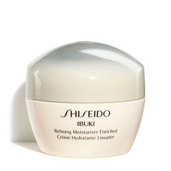 Shiseido IBUKI Refining Moisturizer Enriched 50 ml. มอยส์เจอไรเซอร์หลากคุณประโยชน์ สูตรสำหรับดูแลความไม่เรียบเนียนของผิว ช่วยปรับผิวใหม่ให้ผิวหน้าดูเนียนนุ่มน่าสัมผัส  ริ้วรอยบนใบหน้าที่เกิดจากความแห้งกร้านดูลดเลือน  ช่วยให้ผิวหน้าดูชุ่มชื้นได