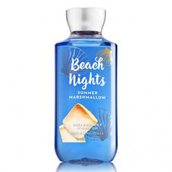 **พร้อมส่ง**Bath & Body Works Beach Nights Shea & Vitamin E Shower Gel 295ml. เจลอาบน้ำกลิ่นหอมติดกายนานตลอดวัน กลิ่นหอมอบอุ่นของมาสเมโล่แสนหวาน ด้วยกลิ่นหอมอ่อนๆของวนิลลา ผสานกลิ่นไอทะเล หอมโรแมนติกมากๆค่ะ