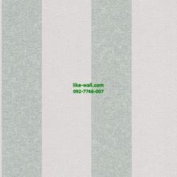 วอลเปเปอร์ลายทาง สีเขียว-ขาว