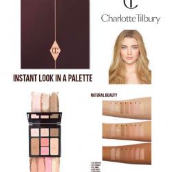 **พร้อมส่ง**Charlotte Tilbury Instant Look In A Palette Beauty Glow Limited Edition พาเลตต์ใหม่ล่าสุดที่ทำให้คุณสาวๆ สวยโฉบลุค Beauty Glow สีโทน healthy-glowing แต่งง่ายภายใน 5 นาที รวมเอาอายชาโดว์โทนสีแต่งง่ายเน้นวาวโกลว์ทั้งหมด 3 สีโทนโรสโกลว์, บลัชออนส