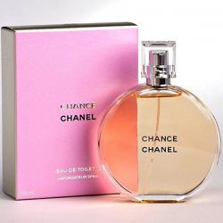 Chanel Chance Eau De Toilette Spray 100ml. (สีน้ำตาล) สเปรย์น้ำหอมโอ เดอ ทอยเลตต์ กลิ่นหอมหวานของมวลดอกไม้ หอมหวานสดชื่นที่เป็นดั่งเสียงกระซิบแรกแห่งความ สดชื่น และเผยหัวใจของ Chanel Chance ที่อบอวลแผ่ผ่านความรู้สึกให้ตราตรึง ตราบนานในความทรงจ