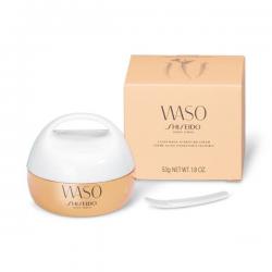 Shiseido WASO Clear Mega-Hydrating Cream 50 ml. ครีมบำรุงเนื้อเจลครีมบริสุทธิ์ ประสิทธิภาพมอบความชุ่มชื่นต่อเนื่องยาวนานตลอดวัน ช่วยสร้างความอิ่มเอิบและมอบสารบำรุงให้แก่ผิว บรรเทาสภาพผิวแห้ง หยาบกร้าน ช่วยให้ผิวอ่อนนุ่มและชุ่มชื่นตั้งแต่วินาที