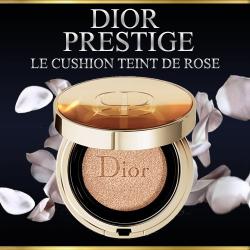 **พร้อมส่ง**Christian Dior Dior Prestige Le Cushion Teint de Rose SPF 50 - PA+++ ที่สุดของคุชชั่นจาก Dior มอบการปกปิด ความชุ่มชื่น และความติดทนในระดับสูง พร้อมเฉดสีงดงามและประสิทธิภาพการบำรุงผิวจากสารสกัดกลีบกุหลาบถึง 500 กลีบ มาพร้อมกลิ่นหอมอ่อนๆ ตามสไตล