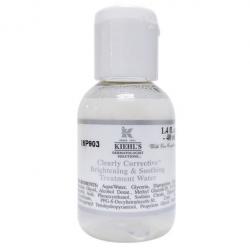 Kiehl's Clearly Corrective Brightening & Soothing Treatment Water ขนาดทดลอง 40 ml. ปลอบประโลมและทำความสะอาดพร้อมเสริมความกระจ่างใสของผิว ช่วยให้โทนสีผิวดูสม่ำเสมอ คืนความสดชื่นสู่ผิวในทันทีที่สัมผัส และช่วยให้ผิวสว่างใสขึ้นอย่างเห็นได