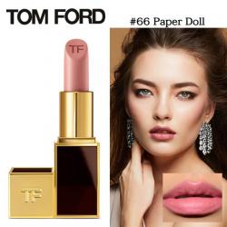 **พร้อมส่ง**Tom Ford Lip Color #66 Paper Doll 3 g. ลิปสติกเนื้อครีม ที่มีความทึบแสงสูงสามารถกลบสีเดิมของริมฝีปากได้ 100%พิกเม้นท์สีเข้มข้นเนื้อลิปนุ่ม เนียน ละเอียด เกลี่ยง่าย ทาออกมาแล้วให้สีเรียบเนียนสม่ำเสมอและไม่เป็นคราบระหว่างวัน