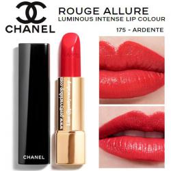 **พร้อมส่ง**Chanel Rouge Allure Luminous Intense Lip Colour #175 Ardente 3.5 g. ลิปสติกเพื่อสีสันเปล่งประกายเด่นชัด มอบความมีชีวิตชีวาและเปล่งประกาย ด้วยเนื้อสัมผัสบางเบาเป็นพิเศษ ซึมซาบอย่างรวดเร็ว เปรียบเสมือนผิวที่สอง เฉดสีอันเด่นชัดหลากหลาย สำหร