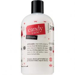 **พร้อมส่ง**Philosophy Candy Cane Shampoo, Shower Gel & Bubble Bath 480 ml. Holiday 2018 Limited Edition เจลอาบน้ำกลิ่นหอมเย้ายวนลิมิเต็ดอิดิชั่น กลิ่นหอมสดชื่นจากเปปเปอร์มิ้นท์ กลิ่นหอมหวานน่ากิน ตามแบบฉบับของแคนดี้เคน สัญลักษณ์ของเทศกาลแห่งการเฉลิมฉ