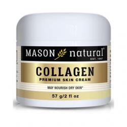 Mason Natural Collagen Premium Skin Cream New Package 57 g. เมสัน คอลลาเจนครีม แพคเกจใหม่ล่าสุด นำเข้าจากอเมริกา ครีมบำรุงผิวหน้าสุดฮิตของอเมริกา เนื้อครีมเป็นคอลลาเจนบริสุทธิ์ 100% ใช้แล้วหน้าใส,หน้าเด้ง,ต่อต้านริ้วรอยให้ความชุ่มชื่นบนใบหน้าอ