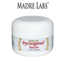 Madre Labs Pycnogenol Serum 28 g. จากอเมริกา แท้ 100% ครีมซีรั่มเมเดอร์แลบ สารสกัดเปลือกสน ลดฝ้า กระ จุดด่างดำ ลดริ้วรอย ผิวดูอ่อนเยาว์ มีประสิทธิภาพในการต่อต้านอนุมูลอิสระสูง แรงกว่าวิตามีนซี 20 เท่าและแรงกว่าวิตามีนอี 50 เท่า ช่วยประสานและปก