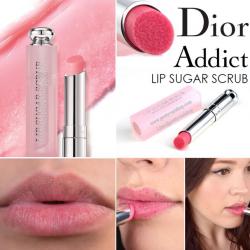**พร้อมส่ง**Dior Addict Lip Sugar Scrub Sweet Exfoliating Balm 3.5 g. #001 สีชมพูออริจินัล ลิปสครับและลิปบาล์ม 2 in 1 ช่วยฟื้นบำรุงและขจัดเซลล์ผิวเก่าที่เสื่อมสภาพให้หลุดออกอย่างอ่อนโยน ด้วยส่วนผสมของน้ำตาล มอบความชุ่มชื่น แก้ปัญหาริมฝีปากหมองคล้ำ แห้งกร้