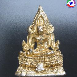 พระเครื่อง  พระพุทธชินราช พิษณุโลก องค์เล็ก เนื้อกะไหล่ทอง