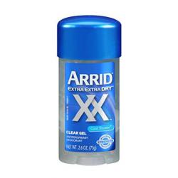 Arrid Extra Extra Dry Antiperspirant Deodorant Clear Gel 73 g. สูตร Cool Shower ผลิตภัณฑ์ทารักแร้ สินค้านำเข้าจากอเมริกา สูตรเจล สูตรกลิ่นหอมเย็นๆ ให้ความรู้สึกเย็นสบายผิว ผลิตภัณฑ์ระงับกลิ่นกายใต้วงแขนแบบเจล สำหรับผู้ที่มีปัญหามีกลิ่นตัวและเหงื