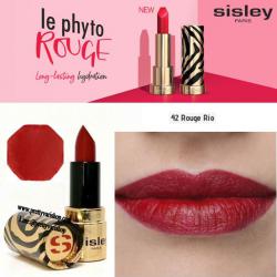 **พร้อมส่ง**Sisley Le Phyto RougeLong-Lasting Hydration&#8203;&#8203;&#8203;&#8203;&#8203;&#8203;&#8203;Lipstickขนาดทดลอง 1 g. สีNo.42 Rouge Rio โทนแดง