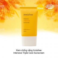  Innisfree Intensive Triple Care Sunscreen SPF 50 PA++ 20ml 