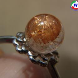 แหวนหญิงนิเกิ้ล เบอร์ 56-58 แก้วโป่งข่ามนำโชค ชนิดไหมนาค สตาร์ 6 แฉก สวยมาก