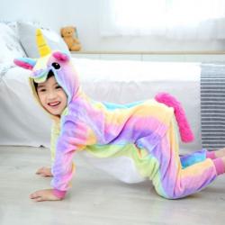7C54.1 ชุดเด็ก ชุดมาสคอต ชุดนอนแฟนซี ม้าโพนี่ ยูนิคอร์น สีรุ้ง Mascot Rainbow Pony Unicorn Horse Costumes