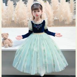 7C90 ชุดเด็ก อันนา เจ้าหญิงอันนา โฟรเซน ผจญภัยแดนคำสาปราชินีหิมะ Anna Princess Frozen Costume