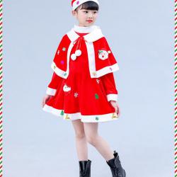 7C157 ชุดเด็ก ชุดซานตาครอส ชุดแซนตี้ ชุดคริสต์มาส ประดับเกล็ดหิมะ Santy Santa claus Christmas Costumes