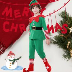7C172 ชุดเด็กชาย ชุดซานตาครอส ชุดซานต้า ชุดคริสต์มาส ชุดเอลฟ์ Santa Santa claus Christmas Costumes