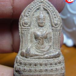 amulet พระเครื่อง พระพุทธชินราชใบเสมาเล็ก เนื้อดินว่าน รุ่นปิดทอง ปี 2547 วัดพระศรีรัตนมหาวรวิหาร พิษณุโลก