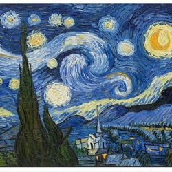 Van Gogh's Starry Night V.1 (พิมพ์ลาย)