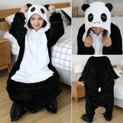 7C82 ชุดมาสคอต ชุดนอน ชุดแฟนซี หมีแพนด้า Mascot Panda Bear Costumes