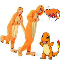 7C83 ชุดมาสคอต ชุดนอน ชุดแฟนซี ฮิโตคาเงะ โปเกมอน Mascot Hitokage or Charmander Pokemon Costumes