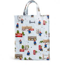 Harrods London  รุ่น Medium Paddington Bear Shopper Bag  (กระดุม)***พร้อมส่ง