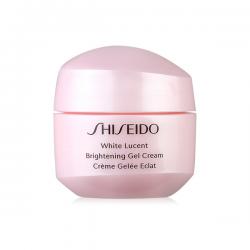 Shiseido White Lucent Brightening Gel Cream ขนาดทดลอง 15ml. ครีมเจลบำรุงผิวสำหรับทุกสภาพผิวเพื่อผิวเปล่งปลั่ง กระจ่างใสเนื้อบางเบา ซึมไว ให้สัมผัสชุ่มฉ่ำ มอบความชุ่มชื้นและการบำรุงอย่างล้ำลึกฟื้นบำรุงผิวแห้งกร้านให้ดูสดใสลดปัญหาสีผิวที่ไม่สม่ำเสมอ ลดเลือน