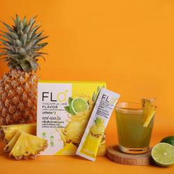 FLO Pineapple Lime Dietary Supplement Product (nfinite) 15 กรัม x 10 ซอง ผลิตภัณฑ์เสริมอาหารโฟล รสสัปปะรดมะนาวดีท็อกซ์ลำใส้ ช่วยในการขับถ่าย เหมาะกับผู้ที่มีปัญหาการขับถ่าย ท้องผูก หรือผู้ที่มักรับประทานอาหารที่ไขมันสูง