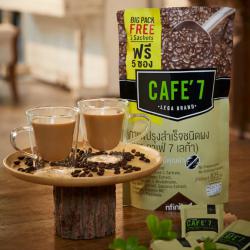 Cafe' 7 Lega Brand (nfinite) 15 กรัม x 55 ซอง กาแฟปรุงสำเร็จชนิดผง ตรา คาเฟ่ 7 เลก้า ล็อคหุ่นสวยสุขภาพดี ลดไขมัน ลดความอยาก บล็อคแป้ง ไม่มีไขมันทรานส์ น้ำตาล 0% ช่วยเร่งกระบวนการเผาผลาญไขมันควบคุมและลดระดับน้ำตาลในเลือดผิวอมชมพูดูมีเลือดฝาด ลดริ้วรอย