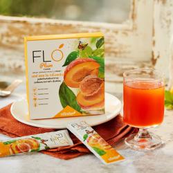 FLO Plum Flavor Dietary Supplement Product (nfinite) น้ำหนักสุทธิ150 กรัม 15 กรัม x 10 ซอง ผลิตภัณฑ์เสริมอาหารโฟล รสบ๊วย plum ดีท๊อกซ์ลำไส้ ล้างสารพิษ ช่วยขับของเสียออกจากร่างกาย คุมน้ำหนัก ช่วยปรับสมดุลระบบทางเดินอาหาร ด้วยสารสกัดและเส้นใยจากธรรมชาติ