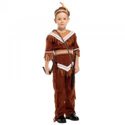 7C215.2 ชุดเด็กชาย ชุดอินเดียนแดง ชุดคนป่า ชุดชนเผ่า ชุดโบฮีเมียน ชุดเมาคลีล่าสัตว์ Children Indian Bohemian Boy Costumes