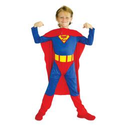 7C238 ชุดเด็ก ชุดซุปเปอร์แมน ชุดซูเปอร์แมน Children Superman Costumes