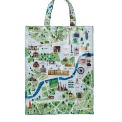 Harrods รุ่น Medium London Map Shopper Bag (กระดุมแม่เหล็ก)***พร่อมส่ง
